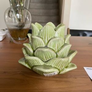 Artichoke t light candle holder